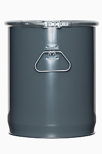 Stahlblech Hobbock zyl.: 20,0 Liter, Farbe: grau RAL 7012