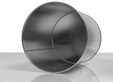 Weißblechdose: 2,0 Liter, Farbe: blank