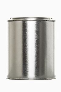 Weißblechdose: 460 Milliliter, Farbe: blank