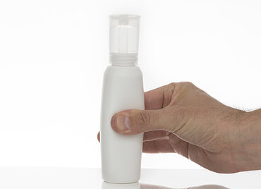Dosage system lid of HDPE ø 28,0 mm mouth Dosage system lid of HDPE ø 28,0 mm mouth