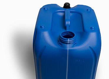 Kunststoffkanister: 25,0 Liter, Farbe: blau
