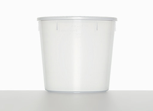 Laboratory cup: 1,0 liter, colour: natural