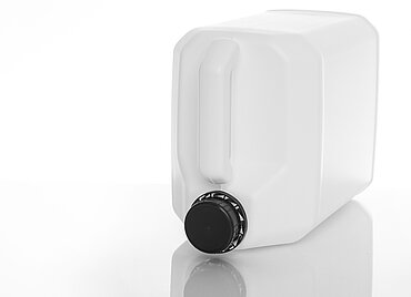 Canister fluorinated: 5,0 liter, colour: white Canister fluorinated: 5,0 liter, colour: white
