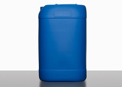 Plastic canister: 25,0 liter, colour: blue