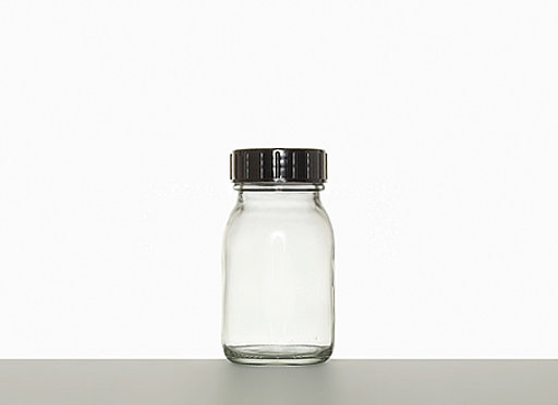 Weithalsglas: 150 Milliliter, Farbe: klar