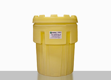 Kunststoff Bergungsfass: 360,0 Liter, Farbe: gelb