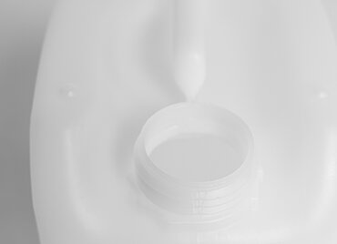 Plastic canister: 5,0 liter, colour: natural