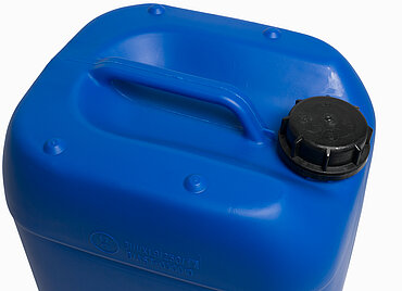 Plastic canister: 20,0 liter, colour: blue Plastic canister: 20,0 liter, colour: blue