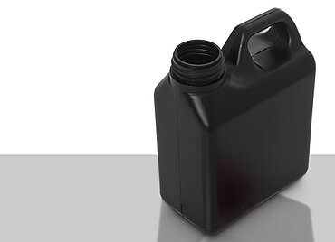 Kunststoffkanister: 1,0 Liter, Farbe: schwarz Kunststoffkanister: 1,0 Liter, Farbe: schwarz