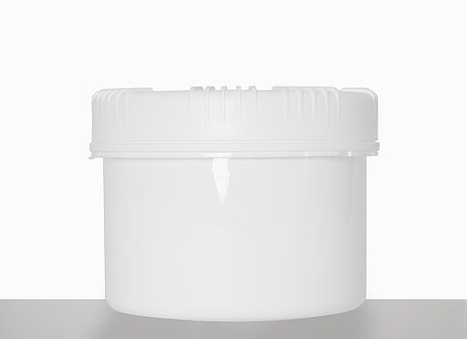 Kunststoff Schraubdeckeldose UN Packo: 500 Milliliter, Farbe: weiß