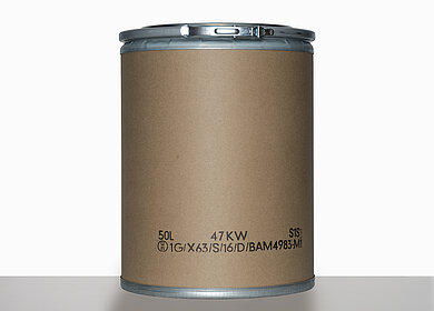 Fibertrommel: 50,0 Liter, Farbe: natur