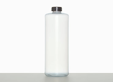Squeeze bottle round: 1,0 liter, colour: transparent