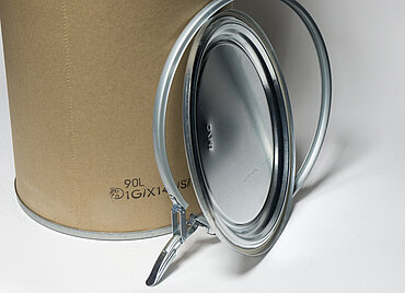 Fiber drum NTR: 90,0 liter, colour: natural Fiber drum NTR: 90,0 liter, colour: natural