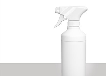 Kunststoff Rundflasche FRZG 500/28: 500 Milliliter, Farbe: weiß Kunststoff Rundflasche FRZG 500/28: 500 Milliliter, Farbe: weiß