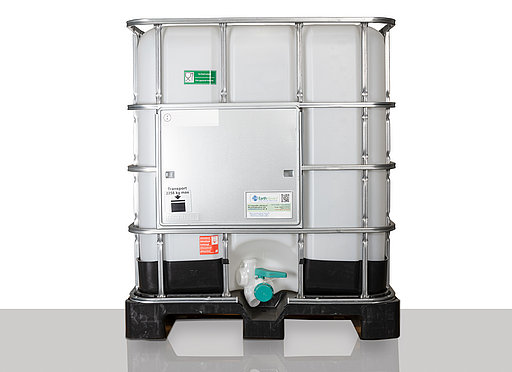 IBC Container: 1.000,0 liter, colour: natural