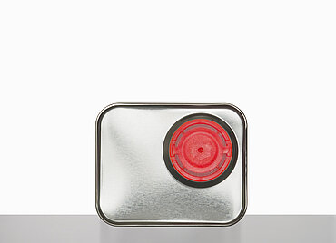 Weißblechkanister: 500 Milliliter, Farbe: blank