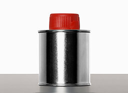 Weißblech Flachflasche