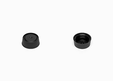 Schraubdeckel konisch aus PP ø 28,0 mm Mündung