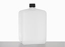 Kunststoff Vierkantflasche: 1,5 Liter, Farbe: natur