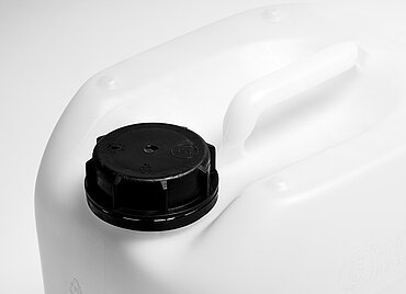 Plastic canister: 10,0 liter, colour: natural Plastic canister: 10,0 liter, colour: natural