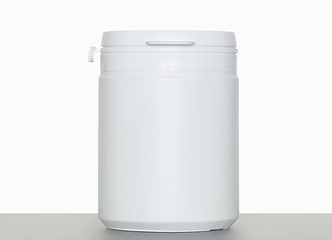 Kunststoff Stülpdeckeldose OV Spezial: 250 Milliliter, Farbe: weiß