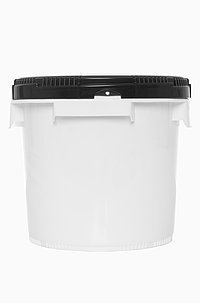 Kunststoff Schraubdeckeleimer Click Pack: 6,0 Liter, Farbe: weiß