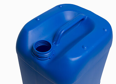 Plastic canister: 20,0 liter, colour: blue Plastic canister: 20,0 liter, colour: blue