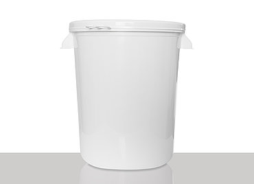 Plastic Hobbock UN: 30,0 liter, colour: white