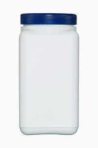 Kunststoff Vierkantflasche: 1,0 Liter, Farbe: natur