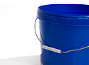 Kunststoff Rundeimer: 11,0 Liter, Farbe: blau