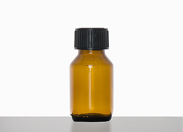 Light packaging bottle: 50 milliliter, colour: brown