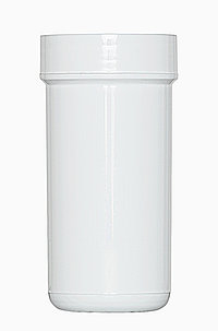 Screw cap can: 50 milliliter, colour: white