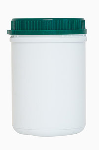 Kunststoff Schraubdeckeldose UN: 650 Milliliter, Farbe: weiß