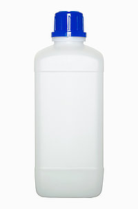 Chemical bottle: 1,0 liter, colour: natural