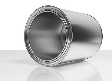 Weißblechdose: 1,0 Liter, Farbe: blank Weißblechdose: 1,0 Liter, Farbe: blank