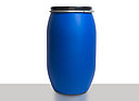 Open head drum: 220,0 liter, colour: blue