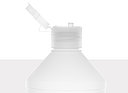 Kunststoff Rundflasche R 1000/28-400 ECO PCR: 1,0 Liter, Farbe: natur