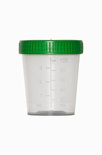 Sample cup: 100 milliliter, colour: clear transparent