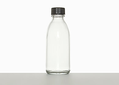 Enghalsglas: 100 Milliliter, Farbe: klar