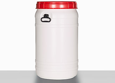 Total opening drum: 110,0 liter, colour: white