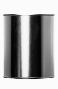 Weißblechdose: 1,0 Liter, Farbe: blank