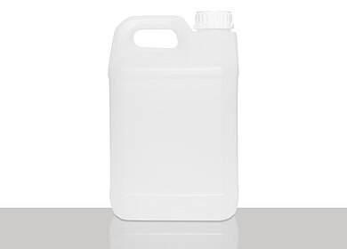 Kunststoffkanister fluoriert: 10,0 Liter, Farbe: natur