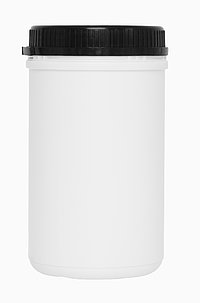 Kunststoff Schraubdeckeldose UN: 1,0 Liter, Farbe: weiß