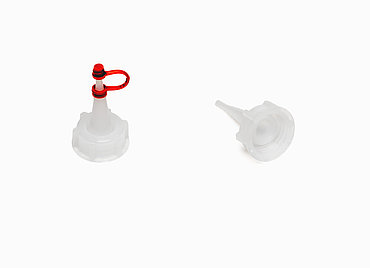 closure of LDPE ø 25,0 mm mouth