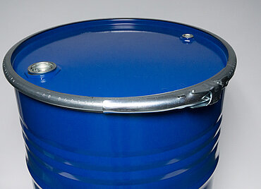Stahlblech Deckelspundfass: 213,0 Liter, Farbe: blau RAL 5010 Stahlblech Deckelspundfass: 213,0 Liter, Farbe: blau RAL 5010