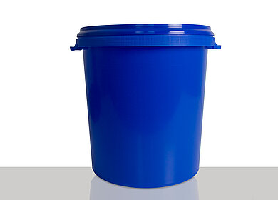 Kunststoff Hobbock: 30,0 Liter, Farbe: blau