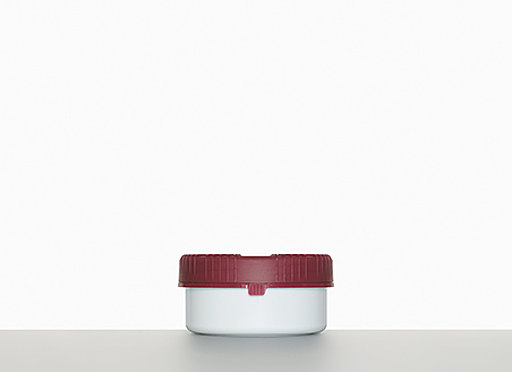 Kunststoff Schraubdeckeldose UN Packo: 300 Milliliter, Farbe: weiß