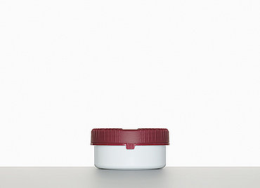 Kunststoff Schraubdeckeldose UN Packo: 300 Milliliter, Farbe: weiß