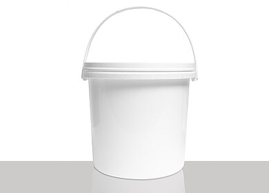 Kunststoff Rundeimer UN: 5,5 Liter, Farbe: weiß