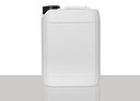 Plastic canister: 5,0 liter, colour: white